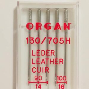 ШВЕЙНЫЕ ИГОЛКИ ORGAN, КОЖА (LEDER), 130/705H